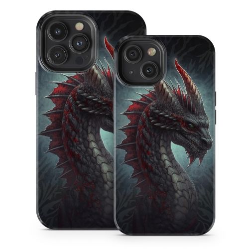 Black Dragon iPhone 13 Series Tough Case