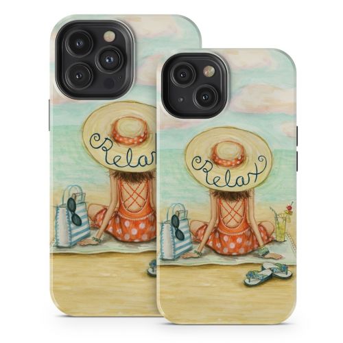 Relaxing on Beach iPhone 13 Series Tough Case