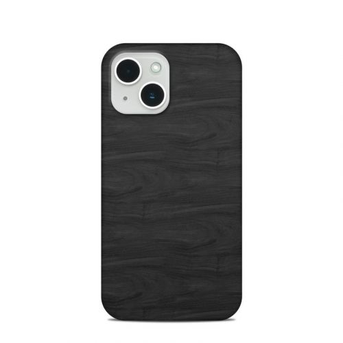 Black Woodgrain iPhone 14 Clip Case
