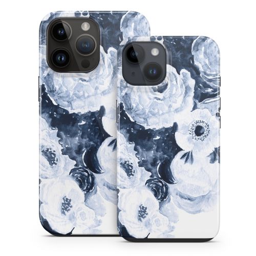 Blue Blooms iPhone 14 Series Tough Case