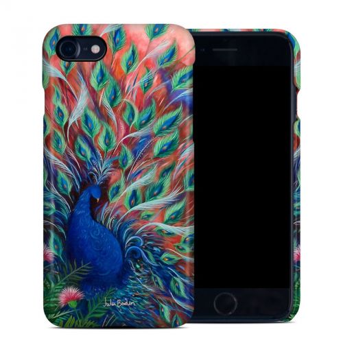 Coral Peacock iPhone 8 Clip Case
