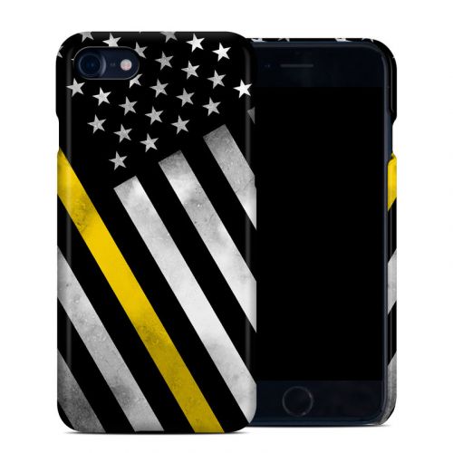Thin Yellow Line Hero iPhone 8 Clip Case