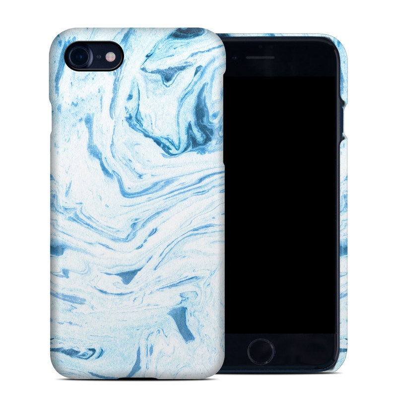 iPhone 8 Clip Case design of Water, Aqua, Wind wave, Drawing, Painting, Wave, Pattern, Art, with blue colors