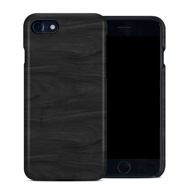 iPhone 8 Clip Case design of Black, Brown, Wood, Grey, Flooring, Floor, Laminate flooring, Wood flooring, with black colors