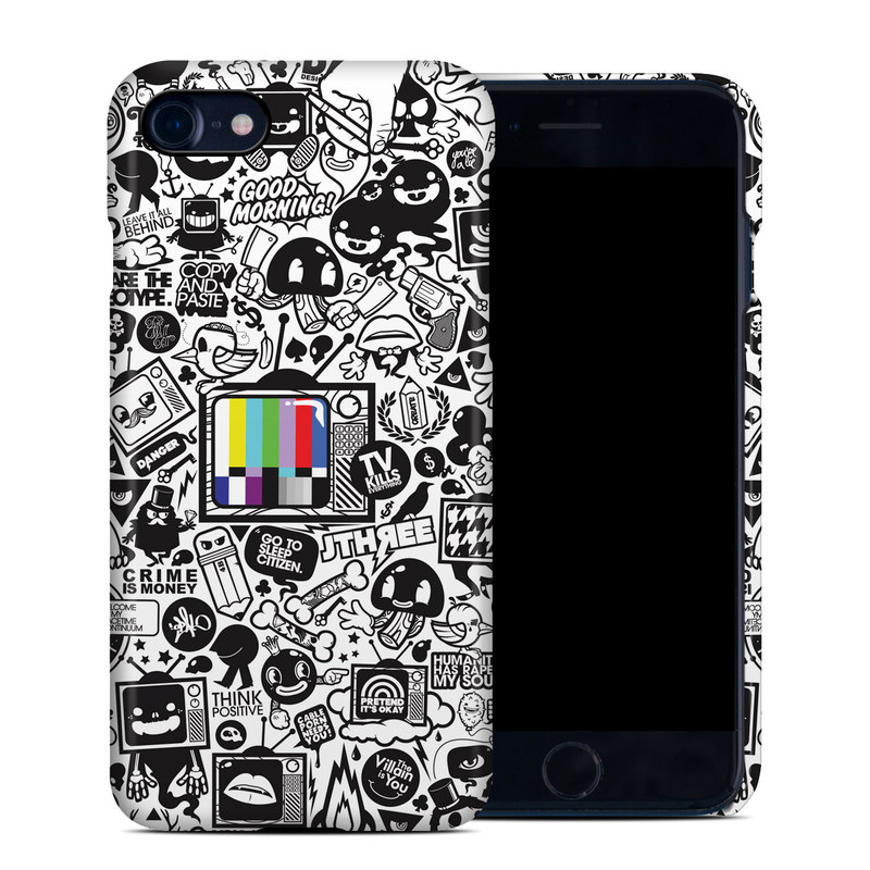 iPhone 8 Clip Case design of Pattern, Drawing, Doodle, Design, Visual arts, Font, Black-and-white, Monochrome, Illustration, Art, with gray, black, white colors