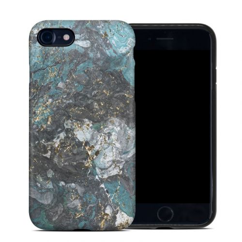 Gilded Glacier Marble iPhone 8 Hybrid Case