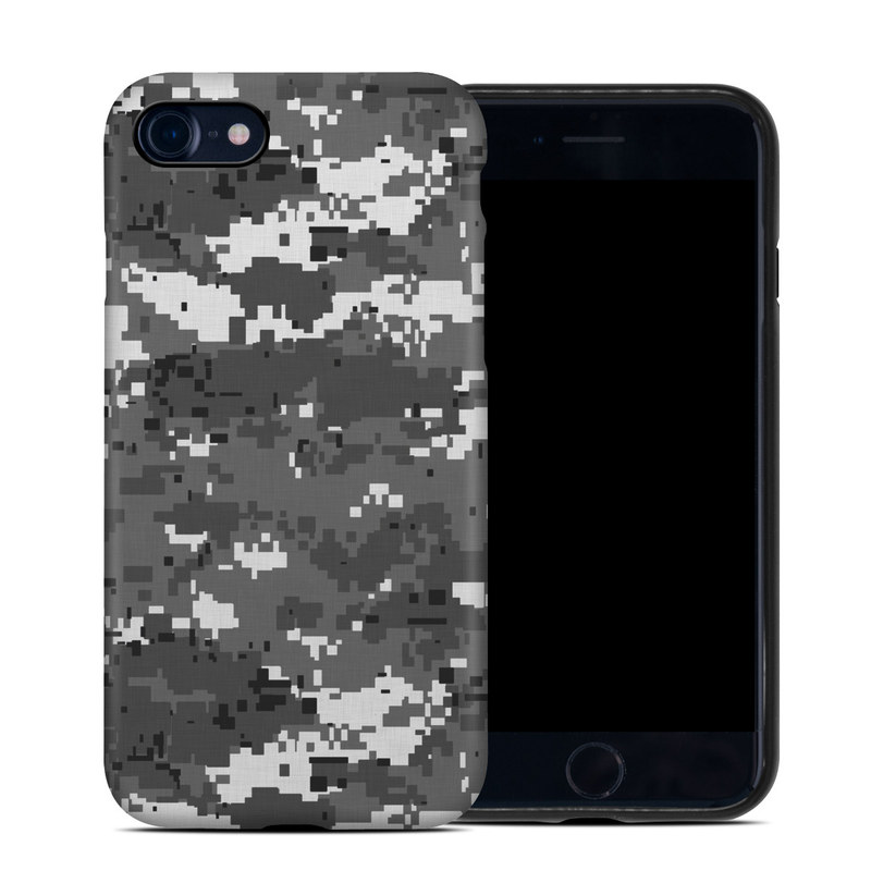 iPhone 8 Hybrid Case design of Military camouflage, Pattern, Camouflage, Design, Uniform, Metal, Black-and-white, with black, gray colors