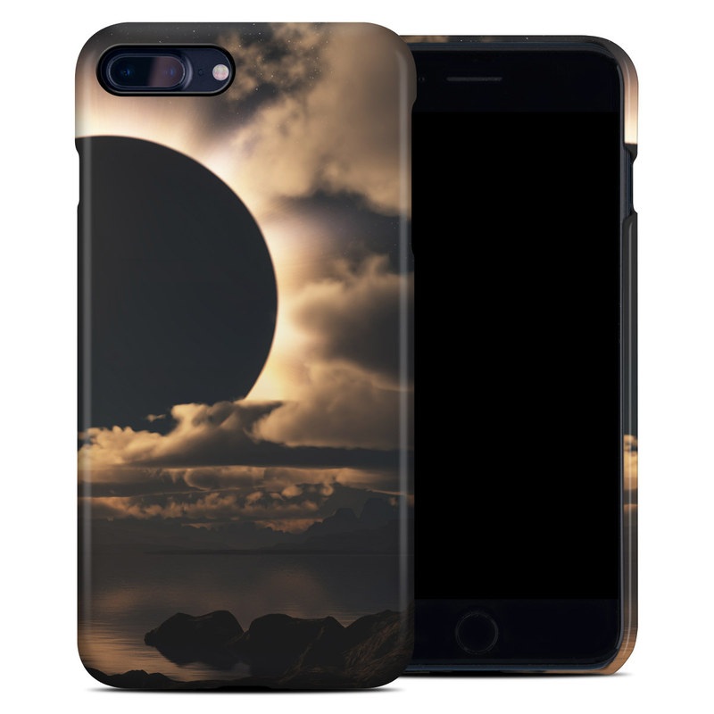 iPhone 8 Plus Clip Case design of Sky, Cloud, Daytime, Eclipse, Atmosphere, Cumulus, Sunlight, Sun, Astronomical object, Celestial event, with black, red, green, gray, pink, yellow colors