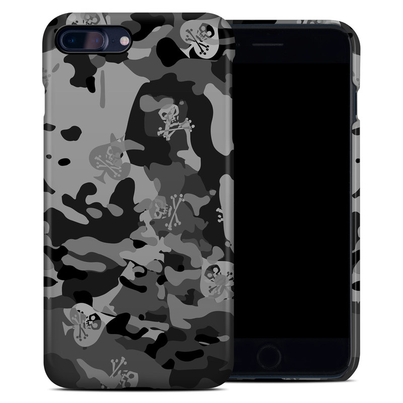 iPhone 8 Plus Clip Case design of Military camouflage, Pattern, Design, Camouflage, Illustration, Uniform, Black-and-white, Wallpaper, Art, with black, gray colors