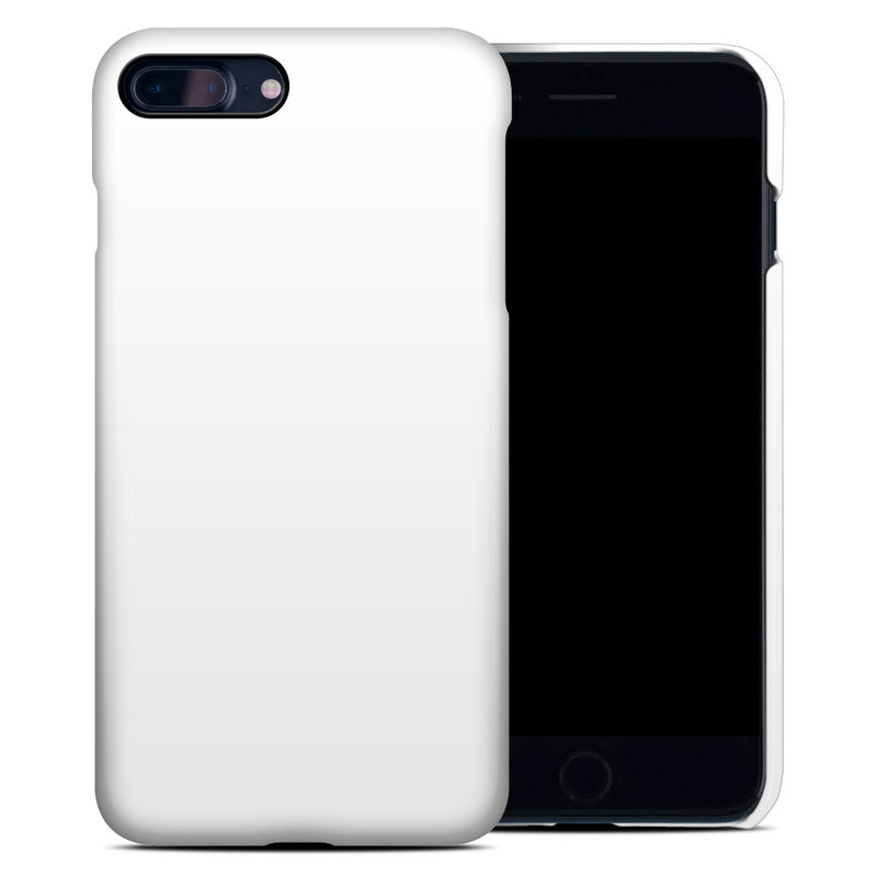 iPhone 8 Plus Clip Case design of White, Black, Line with white colors