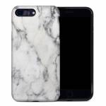 White Marble iPhone 8 Plus Hybrid Case