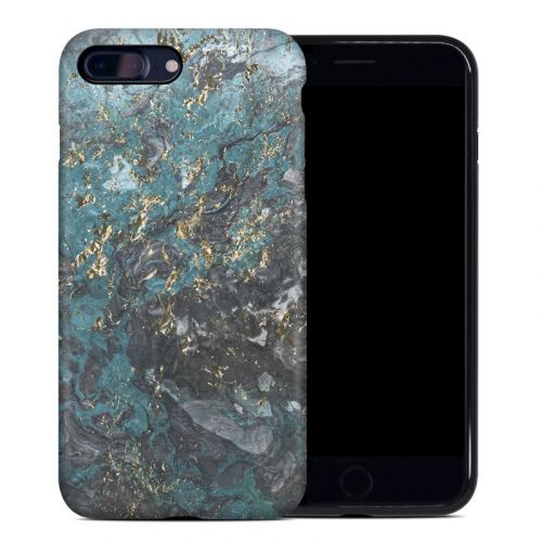 Gilded Glacier Marble iPhone 8 Plus Hybrid Case