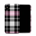 Pink Plaid iPhone XS Clip Case