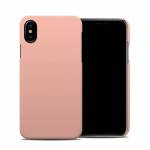 Solid State Peach iPhone XS Clip Case