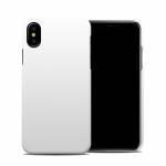 Solid State White iPhone XS Clip Case