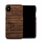Stripped Wood iPhone XS Clip Case