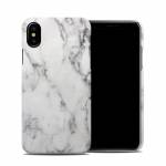 White Marble iPhone XS Clip Case