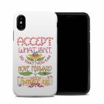 Accept What Isn't iPhone XS Hybrid Case