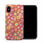 Flowers Squished iPhone XS Hybrid Case