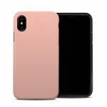 Solid State Peach iPhone XS Hybrid Case