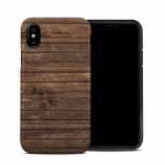 Stripped Wood iPhone XS Hybrid Case