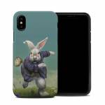 White Rabbit iPhone XS Hybrid Case