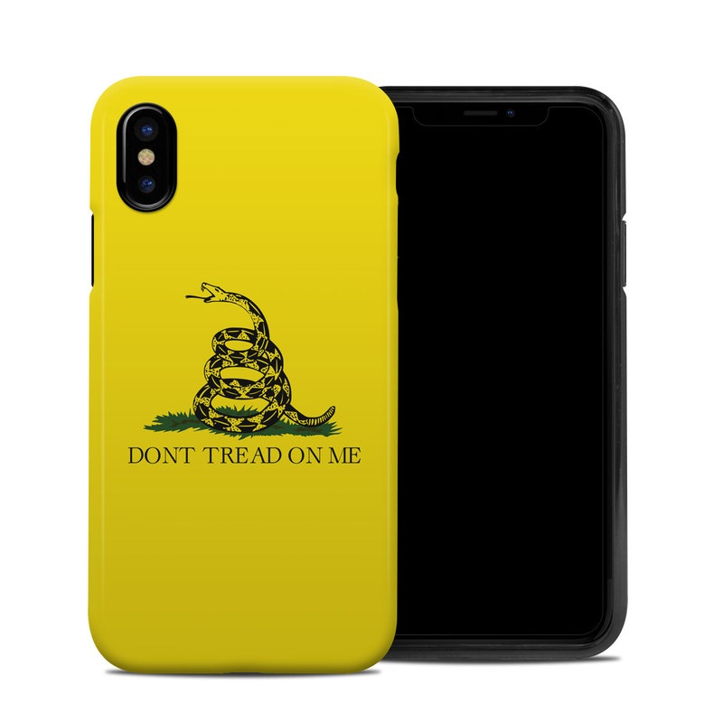 iPhone XS Hybrid Case design of Yellow, Font, Logo, Graphics, Illustration with orange, black, green colors