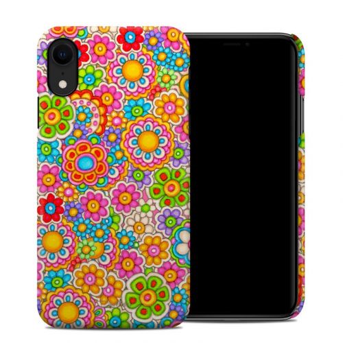 Bright Ditzy iPhone XR Clip Case