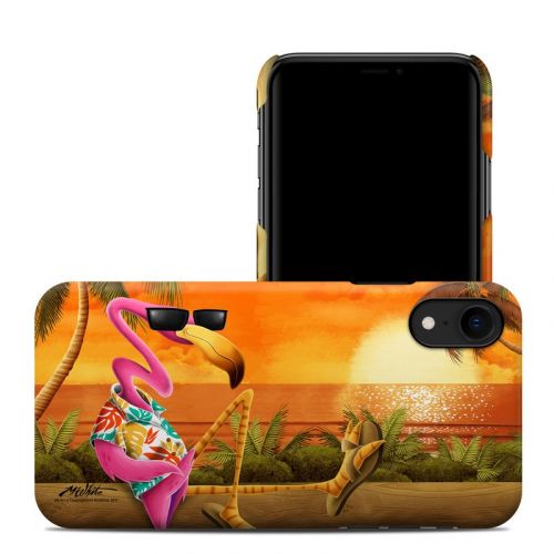 Sunset Flamingo iPhone XR Clip Case