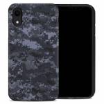 Digital Navy Camo iPhone XR Hybrid Case