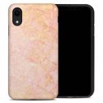 Rose Gold Marble iPhone XR Hybrid Case