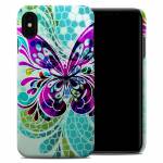 Butterfly Glass iPhone XS Max Clip Case