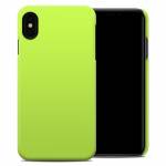 Solid State Lime iPhone XS Max Clip Case