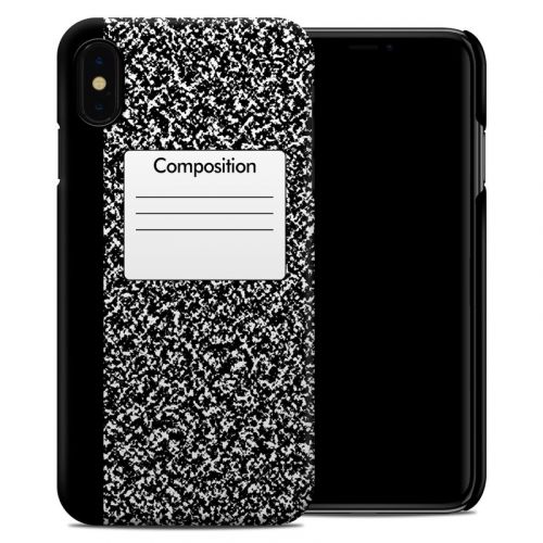Composition Notebook iPhone XS Max Clip Case