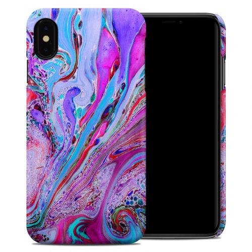 Marbled Lustre iPhone XS Max Clip Case
