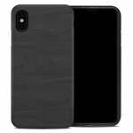 Black Woodgrain iPhone XS Max Hybrid Case