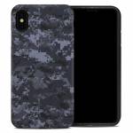 Digital Navy Camo iPhone XS Max Hybrid Case