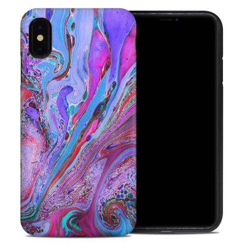 Marbled Lustre iPhone XS Max Hybrid Case