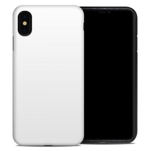 Solid State White iPhone XS Max Hybrid Case