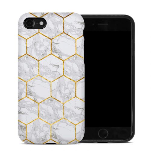 Honey Marble iPhone SE Hybrid Case