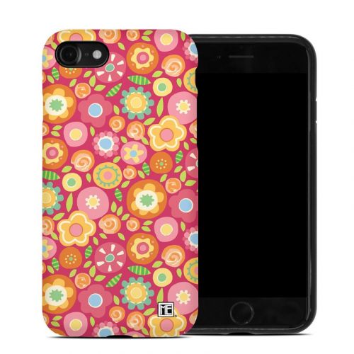 Flowers Squished iPhone SE Hybrid Case