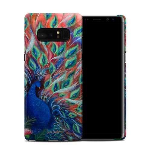 Coral Peacock Samsung Galaxy Note 8 Clip Case