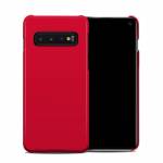 Solid State Red Samsung Galaxy S10 Clip Case