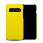 Solid State Yellow Samsung Galaxy S10 Clip Case