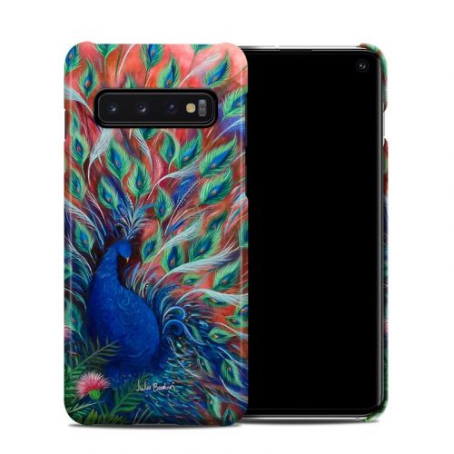 Coral Peacock Samsung Galaxy S10 Clip Case