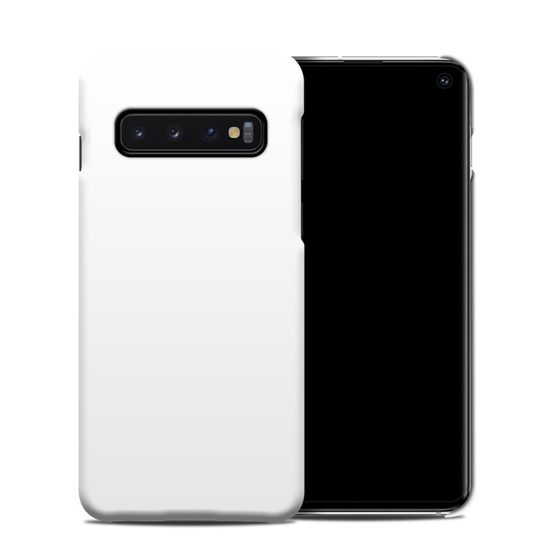 Samsung Galaxy S10 Clip Case design of White, Black, Line, with white colors