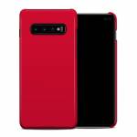 Solid State Red Samsung Galaxy S10 Plus Clip Case