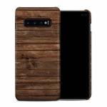 Stripped Wood Samsung Galaxy S10 Plus Clip Case