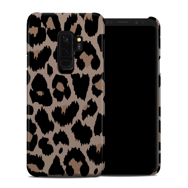 Samsung Galaxy S9 Plus Clip Case design of Pattern, Brown, Fur, Design, Textile, Monochrome, Fawn, with black, gray, red, green colors