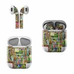 Bookshelf Apple AirPods Skin